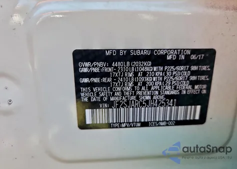 2018 Subaru Forester 2.5I Limited z USA, uszkodzony, nr VIN JF2SJARC5JH425341